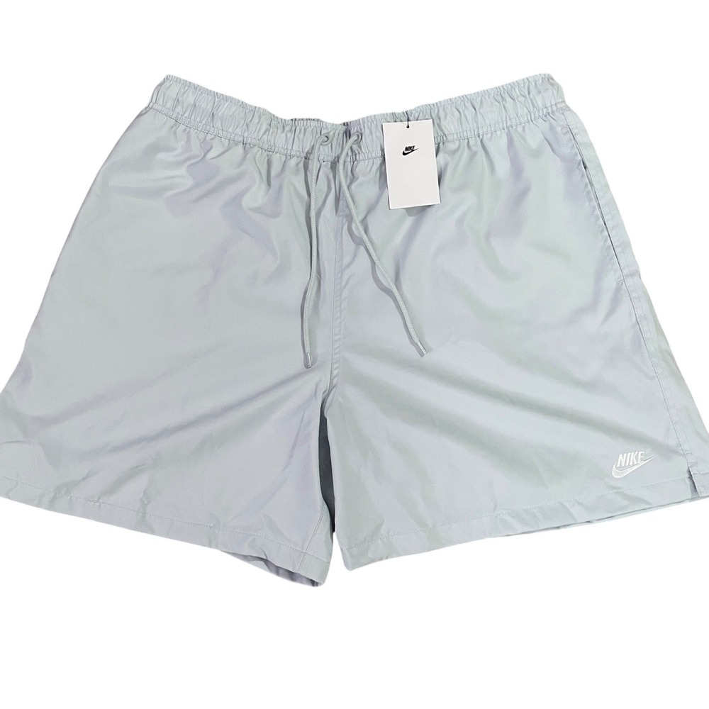 Nike Men's Swim Trunks XL Light Blue Board Shorts‎ Mesh Lined Quick Dry NWT